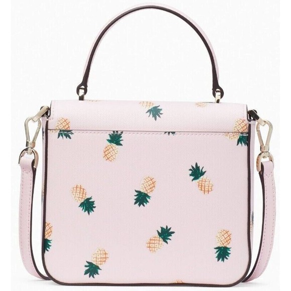 G Kate Spade Staci Square Pineapp Crossbody Pink Saffiano K7629 NWT $299 MSRP FS - Picture 5 of 14